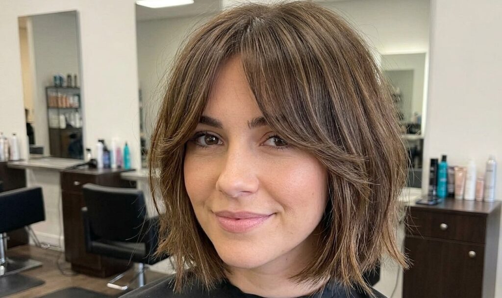 The Curtain Bang Bob