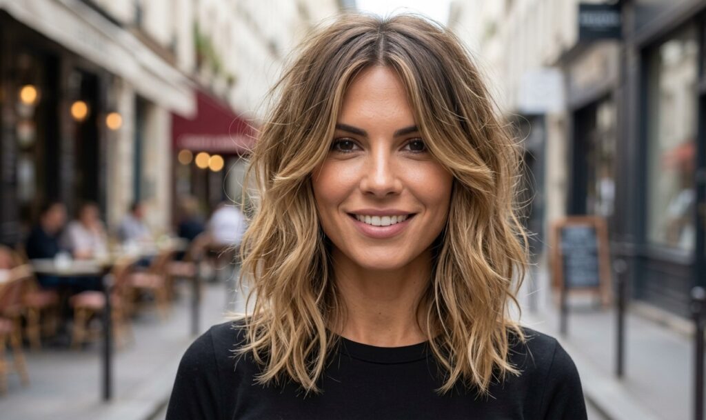 The Textured Lob (Long Bob) with Face-Framing Layers